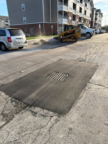 Apartment asphalt repair