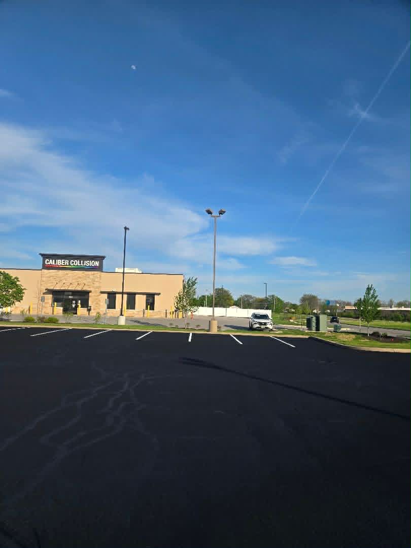Caliber Collision parking lot