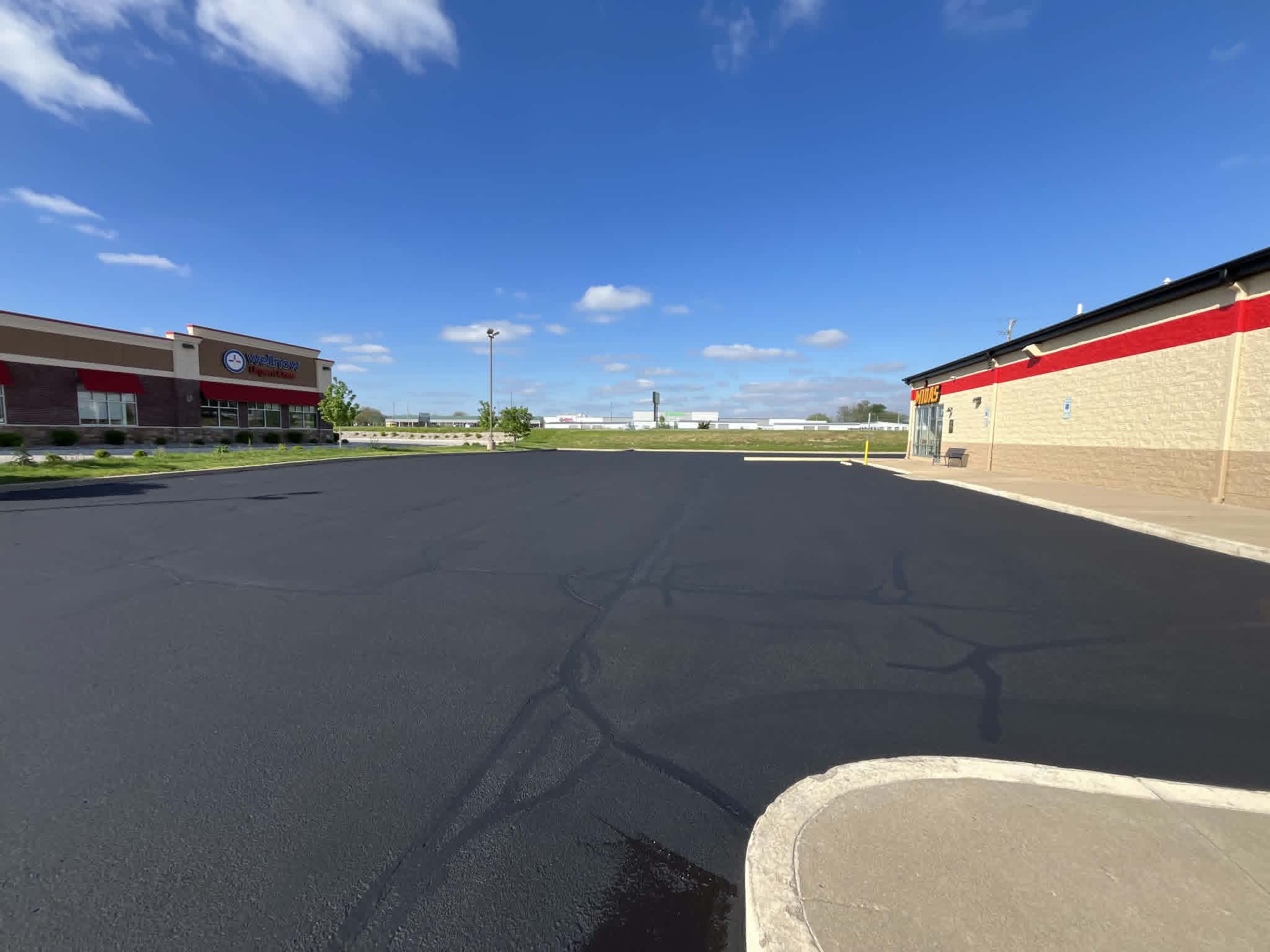 Midas commercial asphalt project
