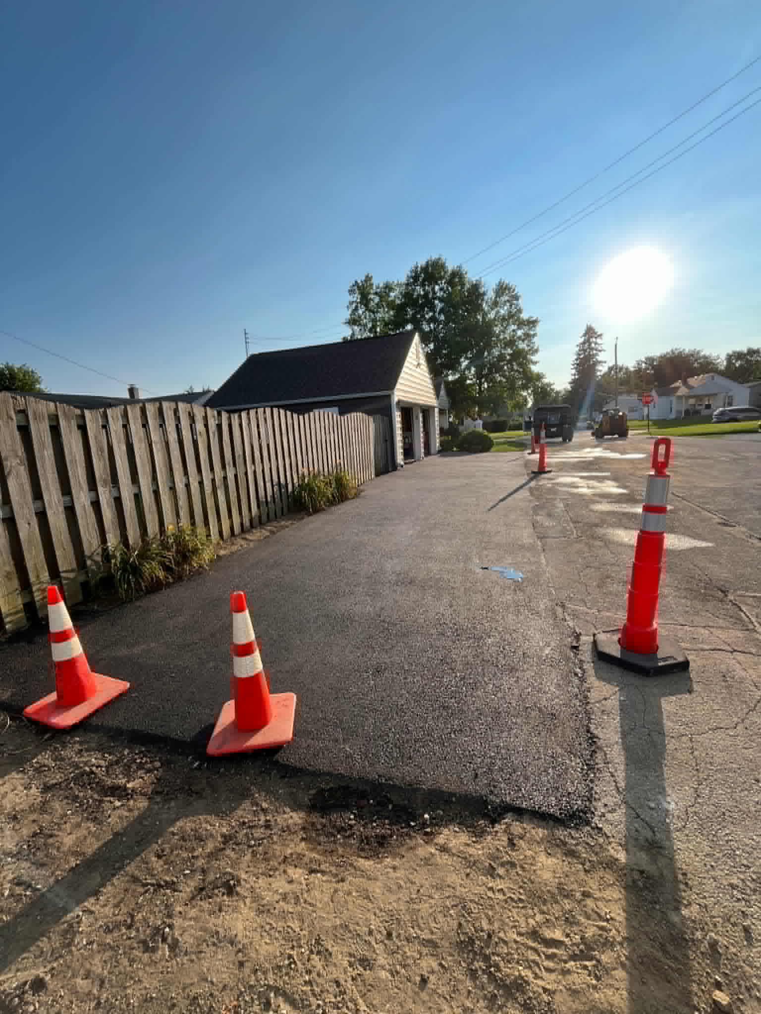 Asphalt paving project